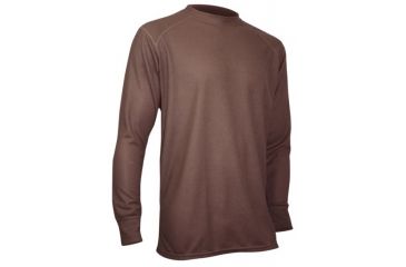 Image of XGO Mens Phase 2 Performance Long Sleeve Crew, Coyote, XL 2GB11A-XL-79, EDEMO1
