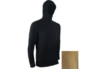 Image of XGO Mens Phase 5 Zip Hoodie, Tan 499, Small, 5XG11DHQ-S-499