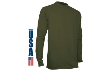 Image of XGO Phase 1 Performance Mens Longsleeve Crew, Desert Sand, Small, 1G11AQ-S-700