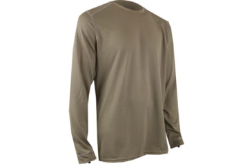 Image of XGO Phase 1 Performance Mens Longsleeve Crew, Tan 499, Small, 1G11AQ-S-499