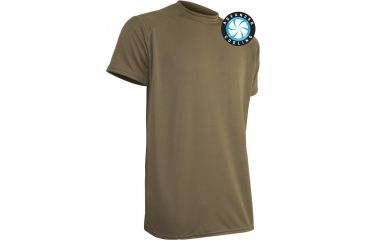 Image of XGO Phase 1 Relaxed Fit Large Logo Promo T-Shirt, Tan 499, Large, 1G16M-P1-L-499
