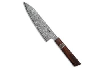 Image of Xin Cutlery Xin Cutlery Octagonal 9" Chefs Knife Rosewood/Buffalo Horn Dam. Acid Etch, Wood, Damascus, adult, BHQ-139528
