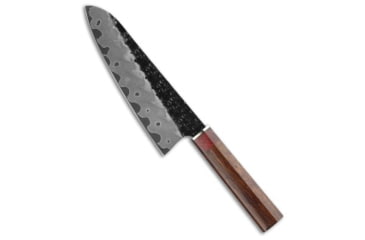Image of Xin Cutlery Xin Cutlery XinCraft 7" Santoku Kitchen Knife Stabilized Ironwood, Brown, 440C, adult, BHQ-145033