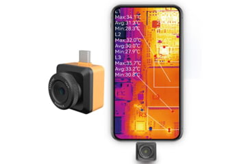 Image of Xinfrared Cell Thermal Camera, 8mm Macro Lens, Yellow, Medium, T2SPlus
