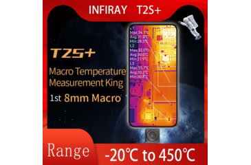 Image of Xinfrared Cell Thermal Camera, 8mm Macro Lens, Yellow, Medium, T2SPlus