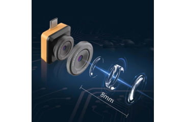 Image of Xinfrared Cell Thermal Camera, 8mm Macro Lens, Yellow, Medium, T2SPlus