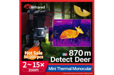 Image of Xinfrared Cell Thermal Camera, 9mm, Black, Medium, T2Search Iphone