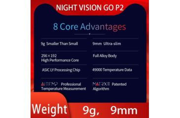 Image of Xinfrared Cell Thermal Camera, 9mm Ultra-Slim, Silver, Medium, P2