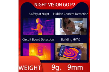 Image of Xinfrared Cell Thermal Camera, 9mm Ultra-Slim, Silver, Medium, P2