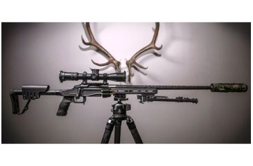 Image of XLR Element 3.0 Magnesium Chassis Package, Remington 700 SA, w/ Smoke Carbon Buttstock, Satin, Black, 2060