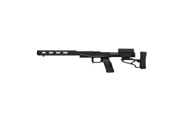 Image of XLR Element Chassis w/ Tactical Lite Buttstock, Remington 700 Short Action, Left Hand, Black, Large, ELE PKG REM 700 SA LH
