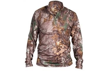 Image of Xone Sport Compression-Fit Long Sleeve Shirt 1/4 Zip, XT Camo, Medium X1589-AM-XT