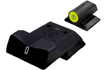 Image of XS Sight Systems DXT2 Big Dot Night Sight, Springfield Champion &amp; Compact, Novak rear, Yellow, SP-0009S-5Y