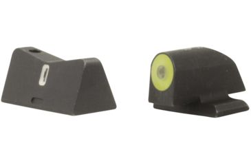Image of XS Sight Systems DXT2 Big Dot Pistol Tritium Night Sight, Sig P320, P225, P226, P229, Springfield XD, XDm and XDs, Yellow, Standard, SI-0013S-5Y