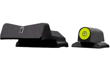 Image of XS Sight Systems DXT2 Big Dot Sight, Yellow, Colt Officers ACP/Defender 3.5in Novak Rear, NE-0023S-5Y