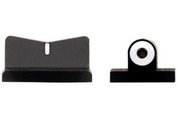 Image of XS Sight Systems DXW Big Dot Pistol Tritium Night Sight, Colt Enhanced Govt. 5in Novak Rear, Matte Black, Standard, NE-0010S-3