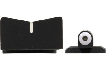 Image of XS Sight Systems DXW Big Dot Pistol Tritium Night Sight, Para Ordnance Adjustable Rear, Matte Black, Standard, PO-0002A-3