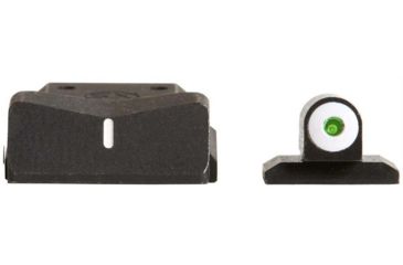 Image of XS Sight Systems DXW Big Dot Pistol Tritium Night Sight, Springfield 1911A1 Loaded, TRP, Operator, Novak Rear, Matte Black, Standard, SP-0002S-3