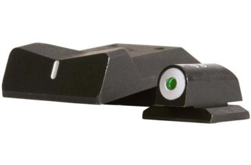 Image of XS Sight Systems DXW Big Dot Pistol Tritium Night Sight, Springfield Ultra Compact and Micro Compact, Novak Rear, Matte Black, Standard, SP-0004S-3