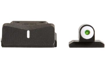 Image of XS Sight Systems DXW Big Dot Pistol Tritium Night Sight, Springfield Ultra Compact and Micro Compact, Novak Rear, Matte Black, Standard, SP-0004S-3