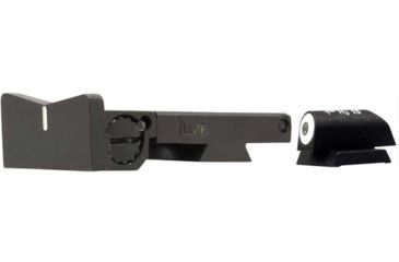 Image of XS Sight Systems DXW Big Dot Pistol Tritium Night Sight, STI Pistols BoMar Adjustable, Matte Black, Standard, ST-0005A-3
