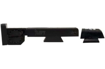 Image of XS Sight Systems DXW Big Dot Pistol Tritium Night Sight, STI Pistols BoMar Adjustable, Matte Black, Standard, ST-0005A-3
