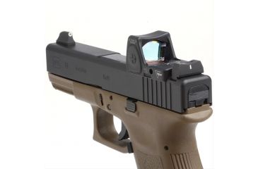 Image of XS Sight Systems DXW Standard Dot for Glock Suppressor Height 17,19,22-24,26,27,31-36,38, Tritium Front, White Stripe Rear GL-0004S-4