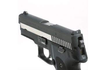 Image of XS Sight Systems DXW Standard Dot for Sig P225, P226, P228, P229, P320, Springfield XD, XDm &amp; XDs, Tritium Front, White Stripe Rear SI-0002S-4