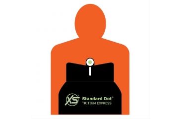 Image of XS Sight Systems DXW Standard Dot for Sig P938, Tritium Front, White Stripe Rear SI-0010P-4