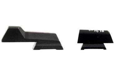 Image of XS Sight Systems DXW Standard Dot Pistol Tritium Night Sight, Springfield 1911A1 Loaded, TRP, Operator, Novak rear, Matte Black, Standard, SP-0002S-4