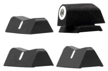 Image of XS Sight Systems DXW Standard Dot Shotgun Sights, Rem/Benelli Vent Rib, Matte Black, Standard, SG-3001-4