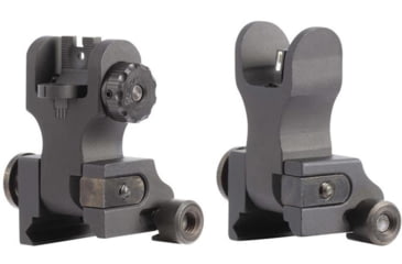 Image of XS Sight Systems Flip-up Rifle Tritium Sights w/ CSAT &amp; Tritium Stripe, Matte Black, Standard, AR-3001-7