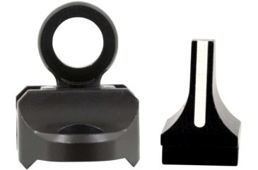 Image of XS Sight Systems Ghost Rifle Scope Ring WS, TC New Englander, Grey Hawk, DVTL Front, Matte Black, Standard, TC-0010-5