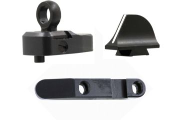 Image of XS Sight Systems Ghost Rifle Scope Ring WS, Use with Lever Rail, Marlin 308MX, Matte Black, Standard, ML-0022-5