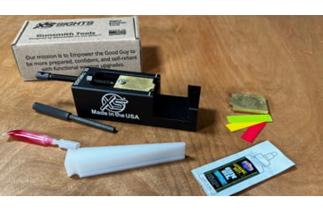 Image of XS Sight Systems Gunsmith Series Inline Rear Sight Tool, Glock, 3.75in Bolt, Black, GSS-IRST-GL1