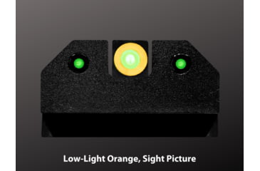 Image of XS Sight Systems R3D 2.0 Night Sight, S&amp;W Optic/Supp S&amp;W M&amp;P &amp; M2.0 Shield, Shield Plus &amp; Shield OR, Orange, SW-R204P-6N