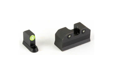Image of XS Sights R3D, 2.0, Suppressor Height Tritium Night Sight, For CZ P10, Green Front Outline, Green Tritium Front/Rear, CZ-R201S-6G