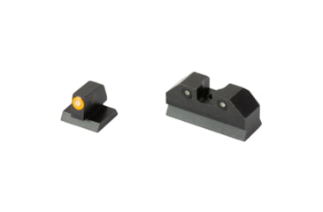Image of XS Sights R3D, 2.0, Standard Height Tritium Night Sight, For Desert Eagle (.44 Mag/.50AE), Orange Front Outline, Green Tritium Front/Rear, MR-R201S-6N