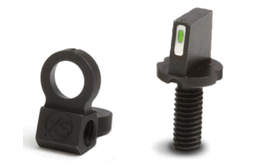 Image of XS Sight Systems Same Plane Rear w/Tritium Stripe Front Rifle Sights, AR Mil-Spec, Matte Black, Standard, AR-0004-8