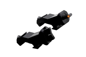 Image of XS Sight Systems XTI2 DXS Standard Dot Ember Rifle Sights, Tritium, Orange, Standard Dot, Black, AR-0008-1N