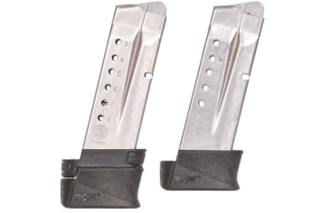 Image of XTech Tactical MTX M&amp;P Shield 9mm 2 Round/.40 1 Round Magazine Extension, Black, 1, XTT125-BLK SHIELD MTX