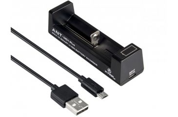 Image of XTAR MC1 Plus, Portable Li-Ion Battery Charger, Single Bay, Constant Current, USB Chargeable, Black XTAR-MC1-PLUS