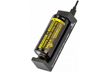 Image of XTAR MC1 Plus, Portable Li-Ion Battery Charger, Single Bay, Constant Current, USB Chargeable, Black XTAR-MC1-PLUS