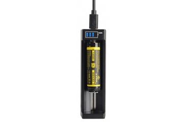 Image of XTAR MC1 Plus, Portable Li-Ion Battery Charger, Single Bay, Constant Current, USB Chargeable, Black XTAR-MC1-PLUS