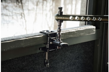 Image of XtraArm Quick Clamp Shooting Rest w/ Double Yoke, Black, XTRA-QCSRDY