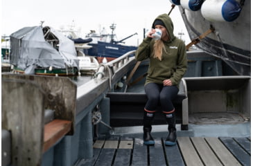 Image of Xtratuf 15 in Legacy Boot - Womens, Black/Beach Glass Print, 6, XWL-1BG-BLK-060