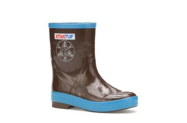Image of Xtratuf 2Xt Salmn Sis Legacy Whale Y2 Boot - Kids, Chocolate/Blue, 2, 26681-BRN-C70