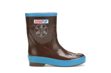 Image of Xtratuf 2Xt Salmn Sis Legacy Whale Y2 Boot - Kids, Chocolate/Blue, 2, 26681-BRN-C70
