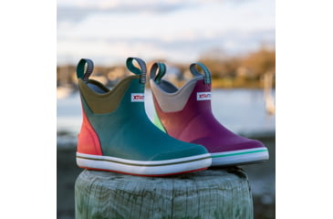 Image of Xtratuf 6 in Buoy Ankle Deck Boot - Womens, Purple, 6, XWAB-501-PUR-060