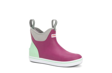 Image of Xtratuf 6 in Ankle Deck Boot - Women's, Purple, 6, XWAB-501-PUR-060